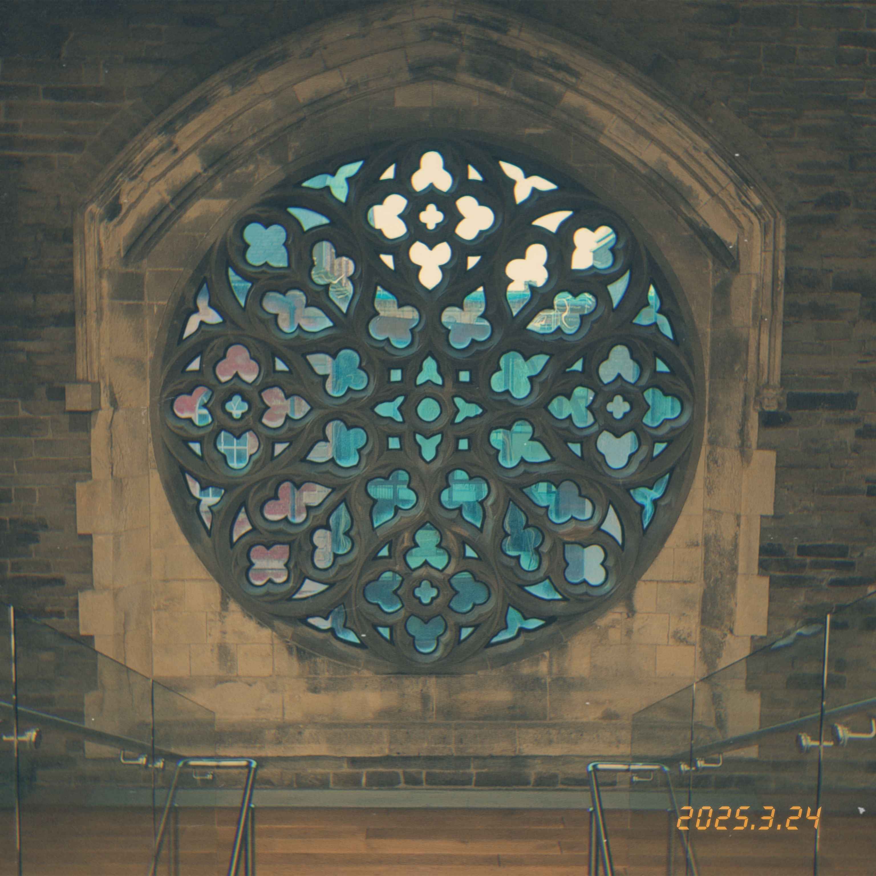 photo of a windowpane in an old style